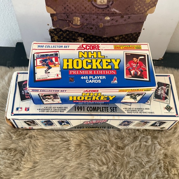 1990-91 Hockey and baseball Premier Edition Card boxes. Bundle of 2 boxes. - Picture 5 of 7